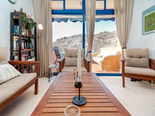 Salón : Apartamento en venta en Taurito Building,  Taurito-Playa de Mogán, Gran Canaria  con vistas al mar : Ref 05885-CA