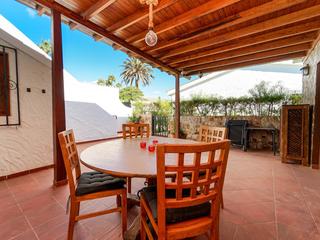 Terrasse : Reihenhaus , am Meer zu kaufen in Faro Vela,  Pasito Blanco - Santa Agueda, Gran Canaria mit Meerblick : Ref 06016-CA
