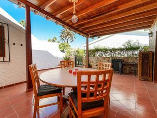 Terrace : Terraced house , seafront for sale in Faro Vela,  Pasito Blanco - Santa Agueda, Gran Canaria with sea view : Ref 06016-CA