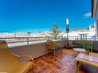 Terrace : Apartment for sale in Veronica,  Arguineguín, Loma Dos, Gran Canaria  with sea view : Ref 05900-CA