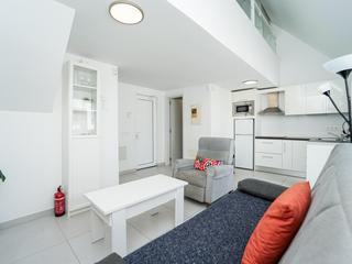Vardagsrum : Lägenhet till salu  i Los Caideros,  Los Caideros-Anfi del Mar, Gran Canaria  med havsutsikt : Ref 05949-CA