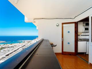 Terraza : Estudio  en venta en Puerto Plata,  Puerto Rico, Gran Canaria con vistas al mar : Ref 05946-CA