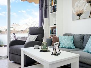 Living room : Apartment for sale in Inagua,  Puerto Rico, Barranco Agua La Perra, Gran Canaria  with sea view : Ref 05954-CA