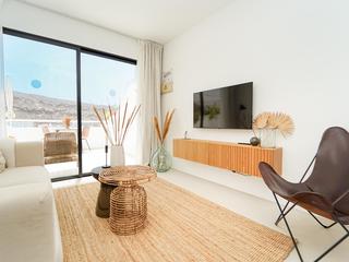 Wohnzimmer : Apartment zu kaufen in Canaima,  Puerto Rico, Gran Canaria  mit Meerblick : Ref 05993-CA