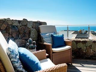 Terrasse : Dupleks til salgs i Altos de Arguineguin,  Arguineguín, Loma Dos, Gran Canaria  med garasje : Ref 06021-CA
