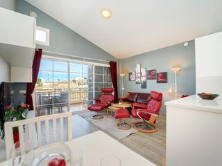 Wohnzimmer : Apartment zu kaufen in  Arguineguín, Loma Dos, Gran Canaria  mit Meerblick : Ref 06025-CA