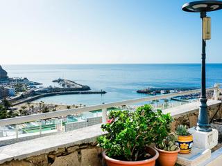 Terrace : Apartment for sale in Tindaya,  Puerto Rico, Gran Canaria  with sea view : Ref 06040-CA