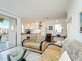 Stue : Leilighet til salgs i  Patalavaca, Gran Canaria , I første strandlinje med havutsikt : Ref 06042-CA