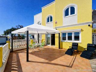 Terrasse : Maison individuelle  en vente à  Arguineguín, Loma Dos, Gran Canaria avec garage : Ref 06059-CA