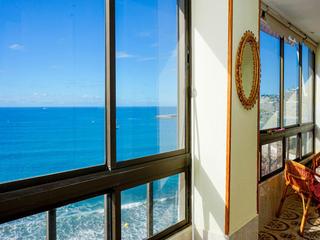 Terrasse : Leilighet  til salgs i Don Paco,  Patalavaca, Gran Canaria med havutsikt : Ref 06052-CA