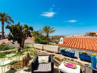 Terraza : Bungalow  en venta en Los Canarios I,  Arguineguín Casco, Gran Canaria con vistas al mar : Ref 06105-CA