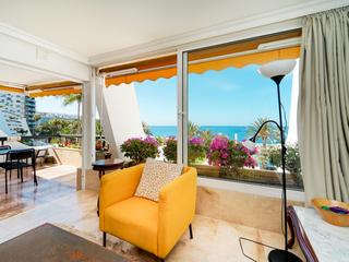 Living room : Apartment to rent in Montemarina,  Patalavaca, Gran Canaria , seafront with sea view : Ref 06104-CA