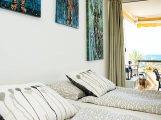 Bedroom : Apartment to rent in Montemarina,  Patalavaca, Gran Canaria , seafront with sea view : Ref 06104-CA