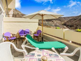 Terrasse : Apartment zu kaufen in Malibu,  Puerto Rico, Gran Canaria   : Ref 2918