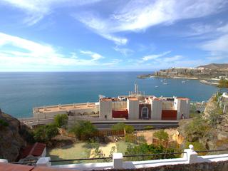 Uitzicht : Appartement te koop in  Arguineguín, Loma Dos, Gran Canaria  met zeezicht : Ref A854A