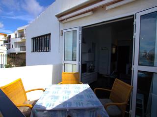 Balcon : Appartement en vente à  Arguineguín, Loma Dos, Gran Canaria  avec vues sur mer : Ref A854A