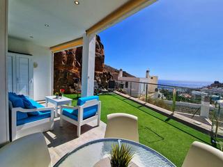Appartement te koop in  Puerto Rico, Barranco Agua La Perra, Gran Canaria  met zeezicht : Ref A873SI