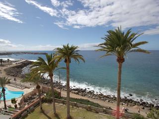 Uitzicht : Studio , direct aan het water te koop in  Arguineguín Casco, Gran Canaria met zeezicht : Ref S915A