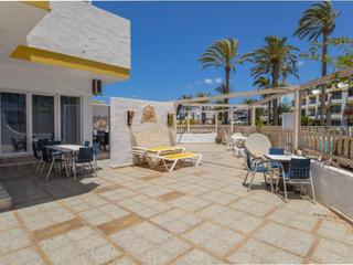 Terrasse : Appartement  en vente à  San Agustín, Gran Canaria avec vues sur mer : Ref BLO_3156