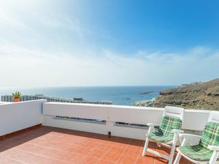 Terraza : Apartamento  en venta en  Patalavaca, Gran Canaria con vistas al mar : Ref S0035