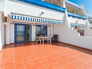 Terrace : Apartment  for sale in  Patalavaca, Gran Canaria with sea view : Ref S0035