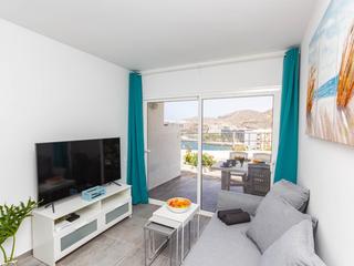 Vardagsrum : Lägenhet  till salu  i  Patalavaca, Gran Canaria med havsutsikt : Ref S0042