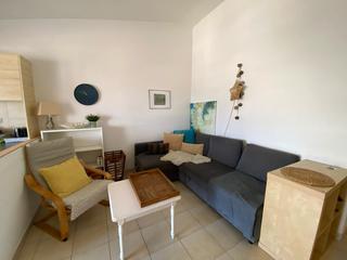Vardagsrum : Lägenhet till salu  i  Puerto Rico, Gran Canaria  med havsutsikt : Ref S0053