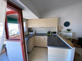 Kitchen : Apartment for sale in  Puerto Rico, Gran Canaria  with sea view : Ref S0053