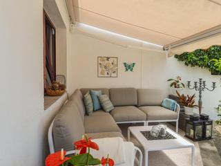 Terrasse : Appartement en vente à  Puerto Rico, Barranco Agua La Perra, Gran Canaria  avec vues sur mer : Ref S0054