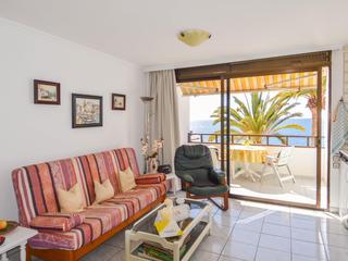 Woonkamer : Appartement te koop in  Arguineguín, Gran Canaria , direct aan het water met zeezicht : Ref S0149