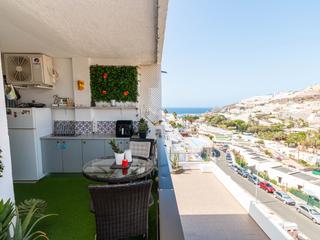 Terrasse : Apartment  zu kaufen in  Puerto Rico, Gran Canaria  : Ref S0266