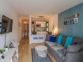 Wohnzimmer : Apartment zu kaufen in  Puerto Rico, Gran Canaria  mit Meerblick : Ref S0280