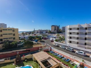 Uitzicht : Appartement te koop in  Playa del Inglés, Gran Canaria  met zeezicht : Ref 7256