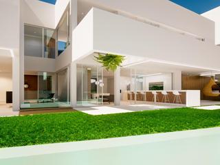 Eetkamer : Luxe villa te koop in  Salobre Golf, Gran Canaria  met zeezicht : Ref 5-4J