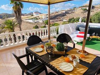 Terraza : Chalet  en venta en  El Salobre, Gran Canaria con garaje : Ref SAL14V