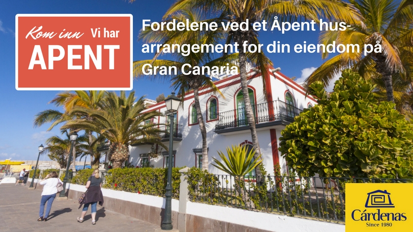 For den rette eiendommen er et Gran Canaria Åpent hus-arrangement den perfekte måten å markedsføre mot potensielle kjøpere, da det øker bevisstheten blant både kjøpere og i eiendomsbransjen