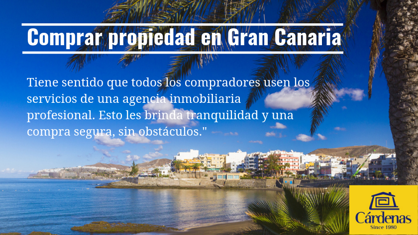 Comprar propiedad en Gran Canaria - Tiene sentido que todos los compradores usen los servicios de una agencia inmobiliaria profesional. Esto les brinda tranquilidad y una compra segura, sin obstáculos|