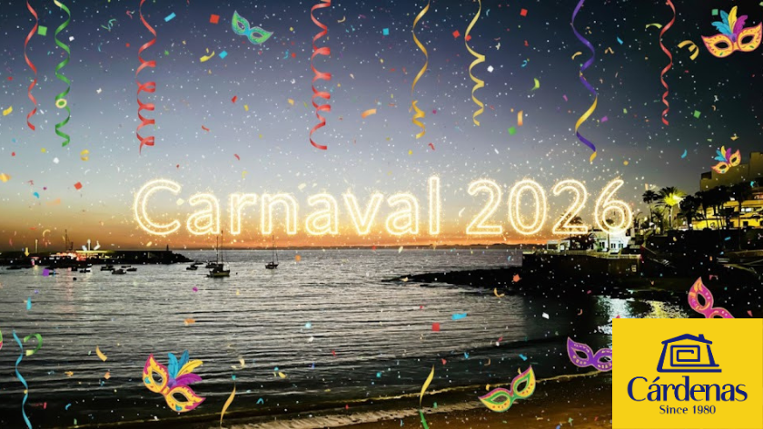 Der Strand von Arguineguin bei Nacht – Karneval 2026