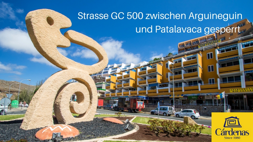 Neue Busroute wegen der GC 500 Strassensperre in Patalavaca