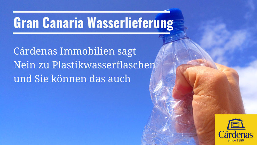 Gran Canaria Trinkwasser in Glasflaschen zu bekommen ist eine einfache und bequeme Möglichkeit, Plastikmüll zu reduzieren und kann online organisiert werden|Miljøvennlige Gran Canaria  Cárdenas Eiendomsmegler sier nei til vann i plastflasker. Det kan du også gjøre