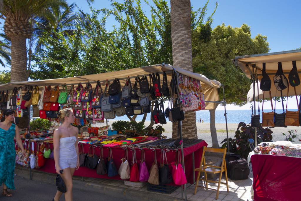 Arguineguin market is one of the many street markets in south Gran Canaria