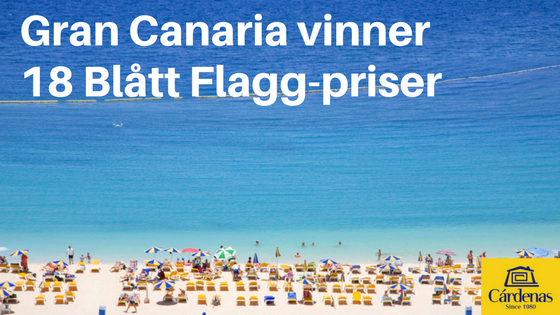 Gran Canaria vinner 18 Blått Flagg-priser