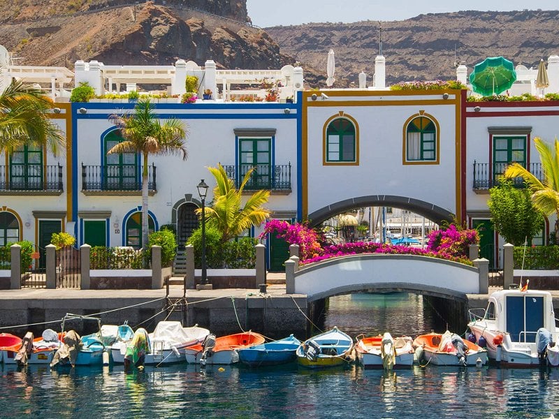 Puerto och Playa de Mogán, Gran Canaria