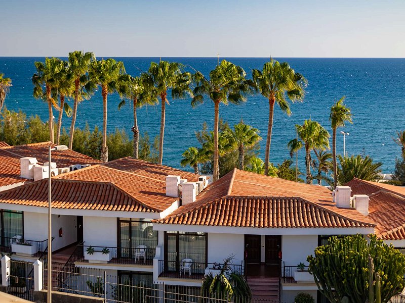 Maisons et vues sur la mer à Arguineguin, Gran Canaria