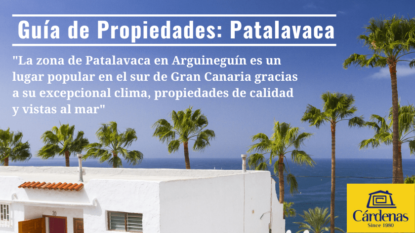 Visa al mar desde propiedad en Patalavaca