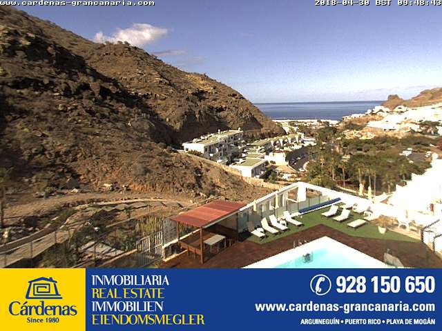 Webcam at Puerto Rico that tells you if it's sunny at Amadores beach