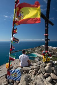La Cruz de Patalavaca mirando a la costa sur de Gran Canaria